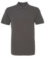 Heren Polo Asquith & Fox Classic Fit Charcoal